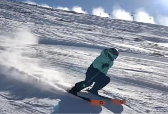 顶级滑雪教练疑似避让拍摄雪友失控冲出雪道殒命