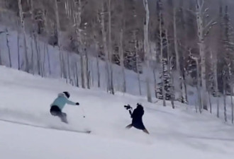 顶级滑雪教练疑似避让拍摄雪友失控冲出雪道殒命