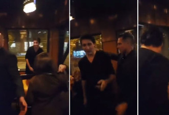 总理杜鲁多在唐人街餐馆遭遇抗议人群！100名警员到场2人被捕