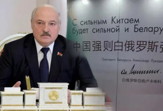 参加上海进博会 白俄标语让人侧目：中国强则白俄强