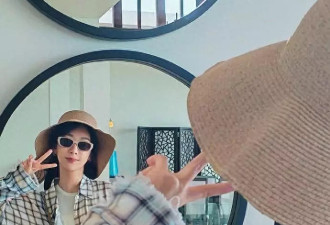 杨紫晒泰国旅行照，着装清凉元气又少女