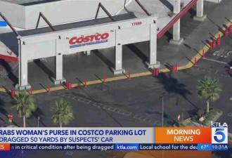 太疯狂！Costco停车场当众抢劫 女子遭拖行伤势严重