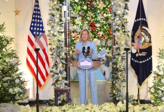 白宫布置圣诞装饰，第一夫人希望访客有童年体验