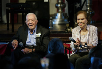 99岁美国前总统卡特，将亲自出席亡妻罗莎琳丧礼