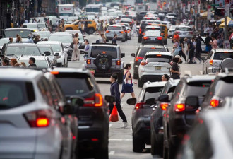 纽约发布治堵新方案：小客车进市中心或被收15美元