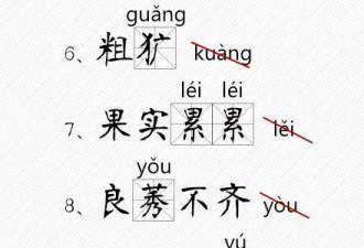 一读就错的116个汉字，你读错了多少？