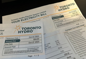 多伦多居民未来五年的电费账单将上涨！