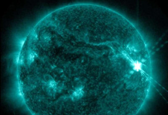 太阳爆发近年最强耀斑 能量堪比百万次火山喷发