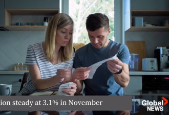 11月通货膨胀率稳定在3.1%：下月降息可能性不大了