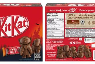 快扔掉！加拿大召回一大批KitKat巧克力！万圣节高销量
