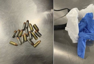 纽约机场安检警报大作！男子行李惊见尿片中装满子弹