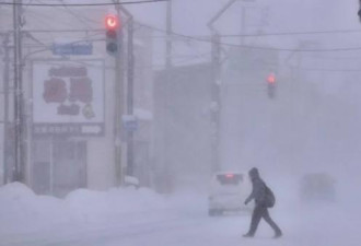 10年最强寒流袭击日本，北海道跌破零下24度