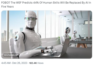 恐怖预测：五年内42%人类技能将被AI取代