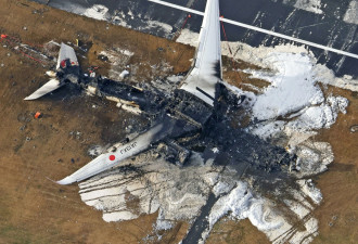 羽田机场最新恐怖航拍照曝光 空中巴士烧成炭
