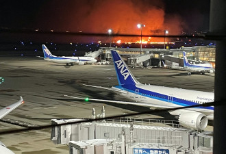 羽田机场最新恐怖航拍照曝光 空中巴士烧成炭