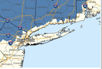 州府拉警报 纽约本周末暴雪来袭 警惕大规模停电