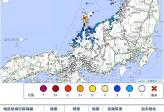 余震不断：日本石川县又发规模5.3地震