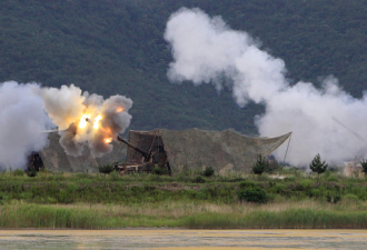 朝鲜发射逾200炮 韩国下紧急躲避令