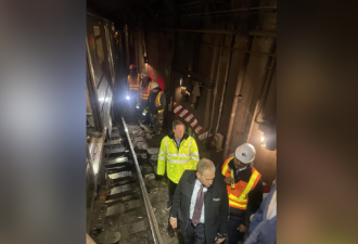 曼哈顿地铁相撞脱轨24伤 刹车曾遭破坏