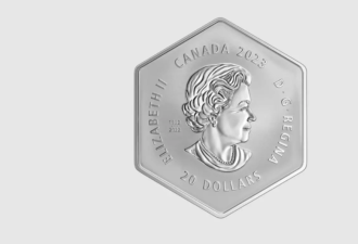 加拿大推出$20元硬币！六边形雪花超级独特！致敬英女王！
