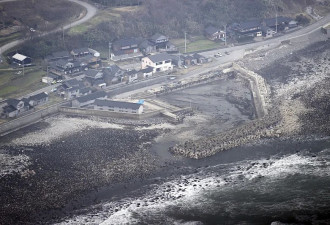 日本能登半岛地震导致部分海域变成陆地