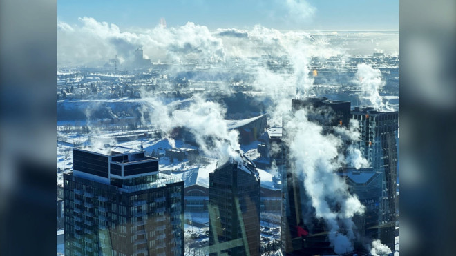 Extreme cold over Calgary and the prairies is causing travel havoc, with 122 WestJet flights cancelled Saturday. (Photo: Radana Williams, CTV News)