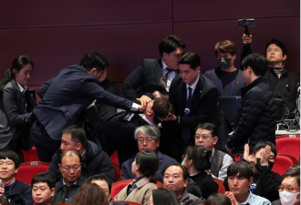 韩总统府回应“在野议员被捂嘴拖走”,称“为总统安全”