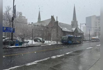 纽约又下大雪 路人稀少…明天最冷 体感接近零度
