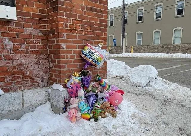 A collision shortly before 5 p.m. Saturday in the area of Colborne Street and West Street has left a 5-year-old girl dead.