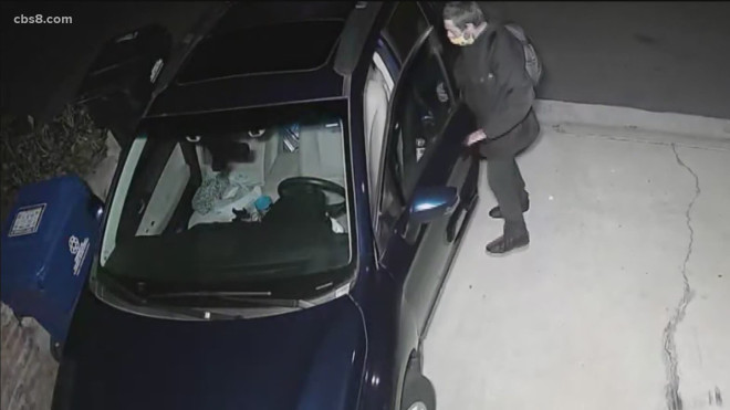 Caught on camera: OB car thief suspecting of using tech device to hijack key fob signal | cbs8.com