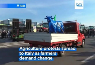 农民抗议升级：超千辆拖拉机包围欧盟总部