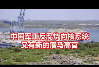 中国军工反腐烧向核系统 又有新落马
