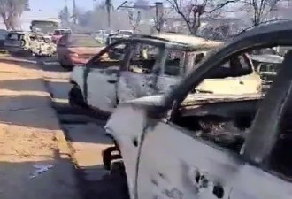 智利森林火灾：街区烧毁，街道满是残骸