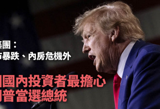 中国投资者最担忧：特朗普再次当选总统