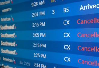 强风 旧金山机场数百航班平均延误4小时 旅客苦