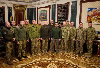 泽连斯基新任命五名高级军事人员