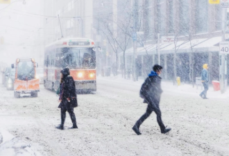多伦多本周气温骤降至-17℃：雨雪齐登场