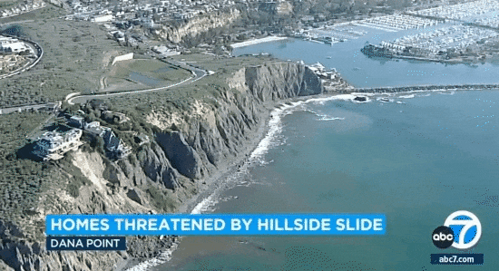加州$1600万豪宅 从悬崖滑落到海里只差一场雨..