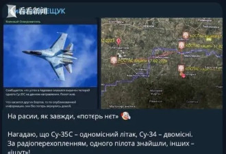 乌军称35小时内击落俄军4架战机 俄方未回应