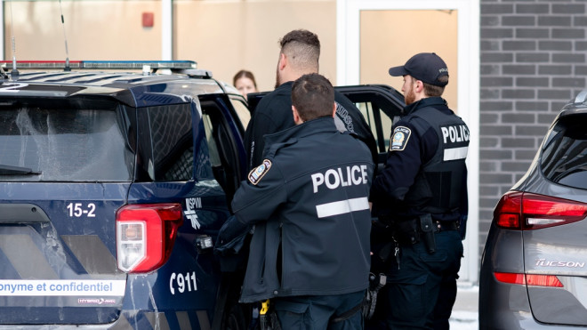 Montreal police arrest a man in relation to an investigation of vehicle thefts in the Montreal area on Wednesday, Feb. 21, 2024. (Source: SPVM)