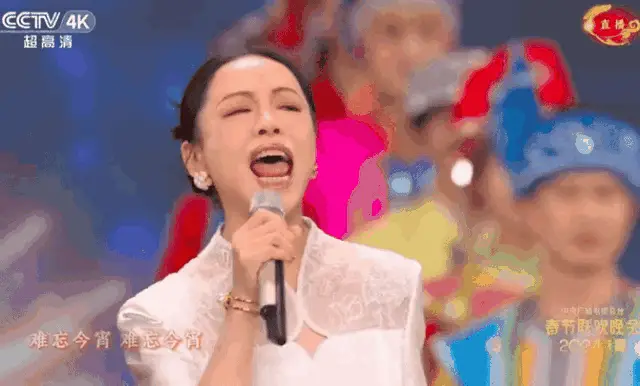 歌手黄绮珊 春晚上唱《难忘今宵》惹争议