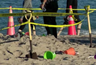 危险！美国女童沙滩上挖洞玩，挖着挖着就当场身亡