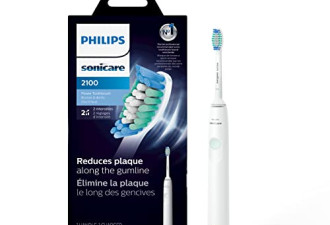 Philips飞利浦 Sonicare 2100 声波电动牙刷 温和铲除牙斑菌
