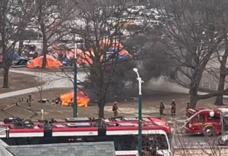 【视频】多伦多市区又出事了！多个气罐爆炸引发火灾