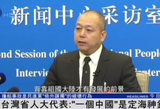 台湾省人大代表：“一个中国”原则是定海神针
