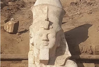 最有名法老 埃及找到拉美西斯二世上半身雕像