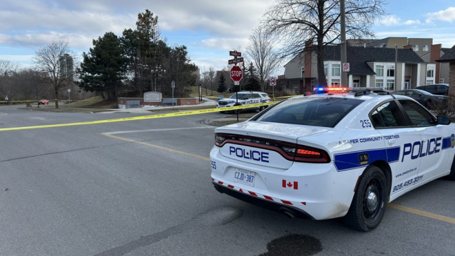 Peel police said one man was robbed at knifepoint and stabbed in Brampton on Friday, Feb. 23, 2024.
