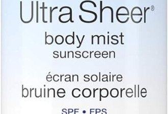 Neutrogena Ultra Sheer Body Mist 防晒喷雾 SPF 45