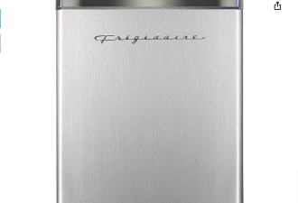 Frigidaire EFR492, 4.6 ft 小型不锈钢冰箱