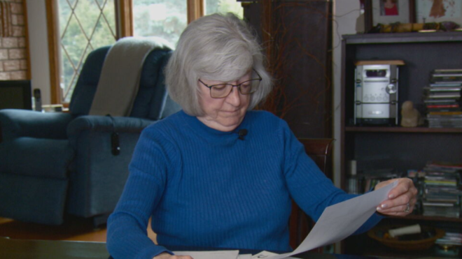 Carole Lemay says $15,000 was stolen from her BMO account while she was at a local branch to report concerns that her account was compromised. BMO has said she failed to safeguard her banking information. (Austin Lee/CTV News Ottawa)